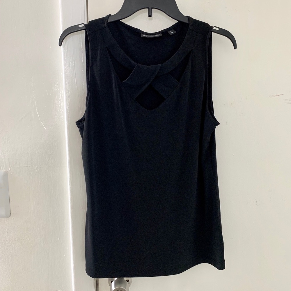 New York & Company | Black Sleeveless Blouse